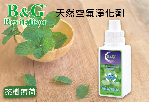 B&G 天然空氣淨化劑-茶樹薄荷 T.T.P  |B&G 草本空氣淨化